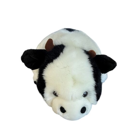 SKM Enterprises Vintage Plush Cow Stuffed Animal Stuffie Toy 12 inches - Picture 4 of 10